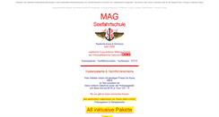 Desktop Screenshot of mag-seefahrtschule.com