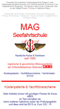 Mobile Screenshot of mag-seefahrtschule.com